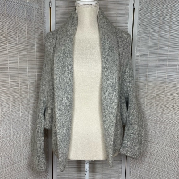 Vince Sweaters - Vince Textured Alpaca Shrug Cardigan